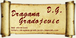 Dragana Gradojević vizit kartica